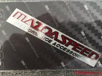Наклейка MAZDASPEED performance accessories