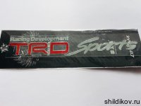 Наклейка металлизированная TRD sports (Racing Development) 