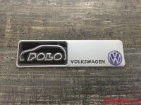 Шильдик алюминиевый Volkswagen Polo