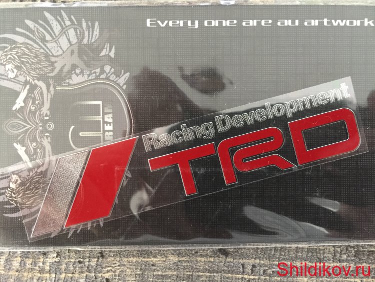 Наклейка TRD Racing Development
