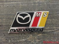 Шильдик алюминиевый Mazda Speed