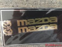 Наклейка MAZDA Gold