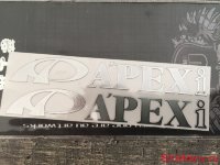 Наклейка Apexi