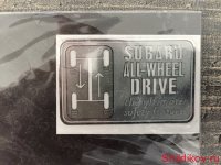 Наклейка Subaru All Whell