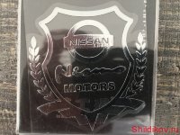 Наклейка металлизированная  NISSAN Gerb